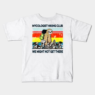 Mushroom MyCologist Hiking Club Kids T-Shirt